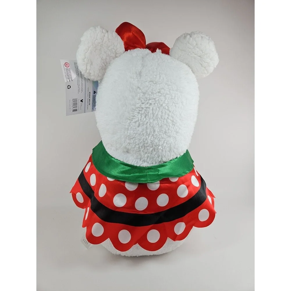 Minnie Mouse‎ 2023 Christmas Door Porch Greeter Holiday Sherpa Snowman 23 Inch